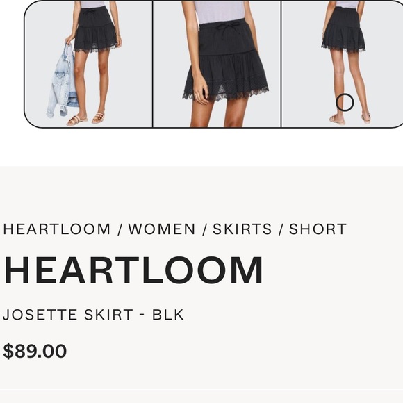 HEARTLOOM JOSETTE SKIRT - Picture 4 of 4